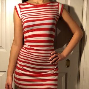 French connection striped mini dress